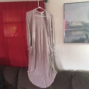Red Maxi Cardigan